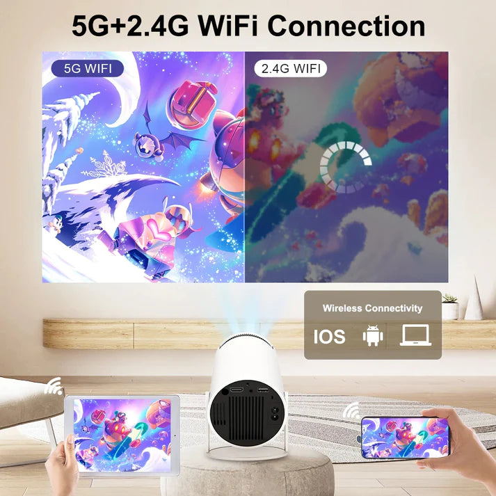 HY300 Android 11 WIFI Smart Portable Projector