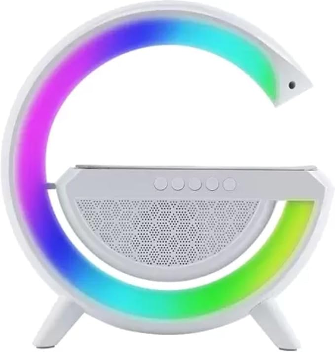 G-type wireless charger, LED Bluetooth Wireless Speaker with RGB Night Lamp