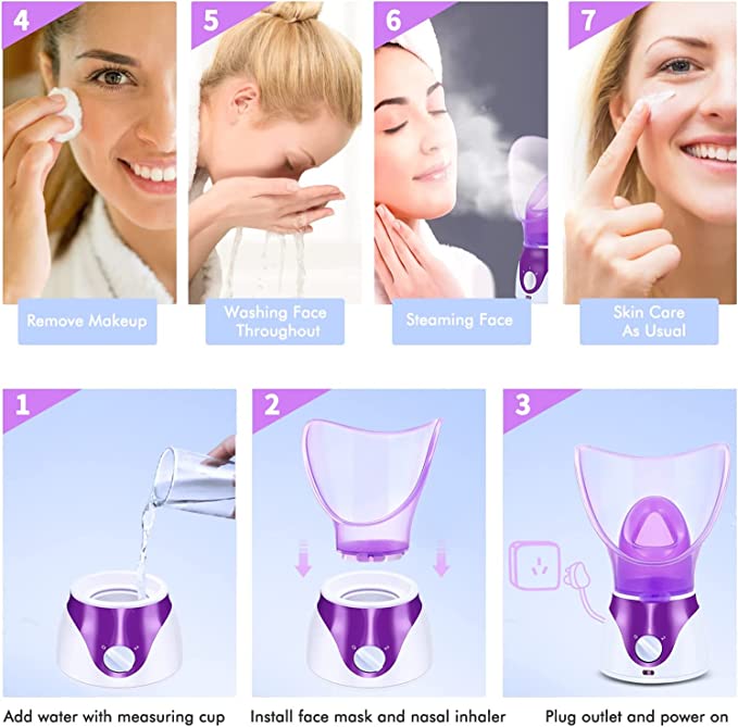 Nano Ionic Facial Steamer – Rajhi Store