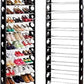 10 Layer Stackable Shoe Rack - Holds 30 Pairs Shoes