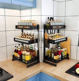 Spice Rack Organizer, 3-Tier