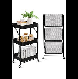 3 Tier Rolling Storage Cart with Wheels